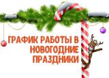 График работы ГУЗ «Детская поликлиника №1»  в период праздничных дней  с 31 декабря 2025 года по 11 января 2026 года.