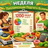 Подсчет калорий.